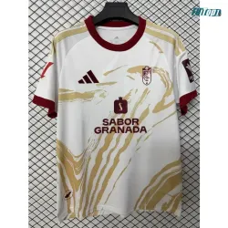 Camiseta Granada Alternativo 2026/2027 Blanco/Oro con Parche La Liga