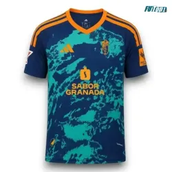 Camiseta Granada Visitante 2026/2027 Azul/Verde con Parche La Liga