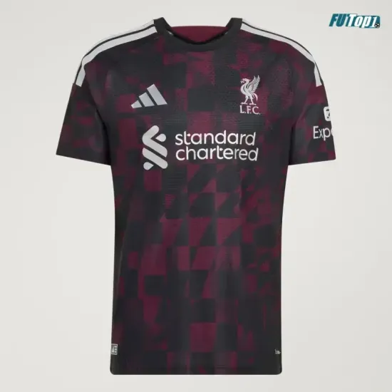 Camiseta Liverpool Alternativo 2026/2027 Negro/Rojo Oscuro