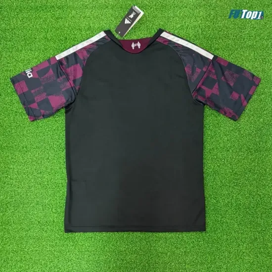 Camiseta Liverpool Alternativo 2026/2027 Negro/Rojo Oscuro