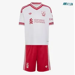 Camiseta Liverpool Visitante 2026/2027 Blanco Niño Kit