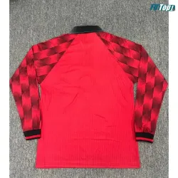 Camiseta Manchester United Local 1996/1998 ML Rojo Retro