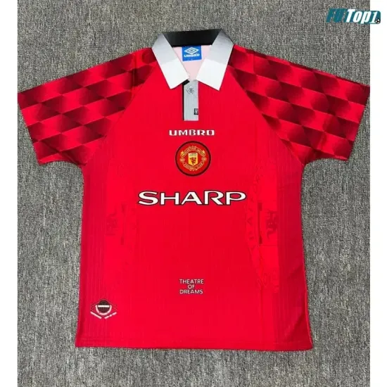 Camiseta Manchester United Local 1996/1998 Rojo Retro