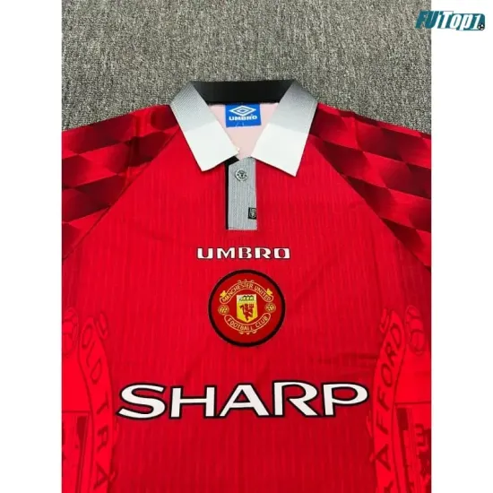 Camiseta Manchester United Local 1996/1998 Rojo Retro