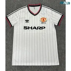 Camiseta Manchester United Visitante 1982/1983 Blanco Retro