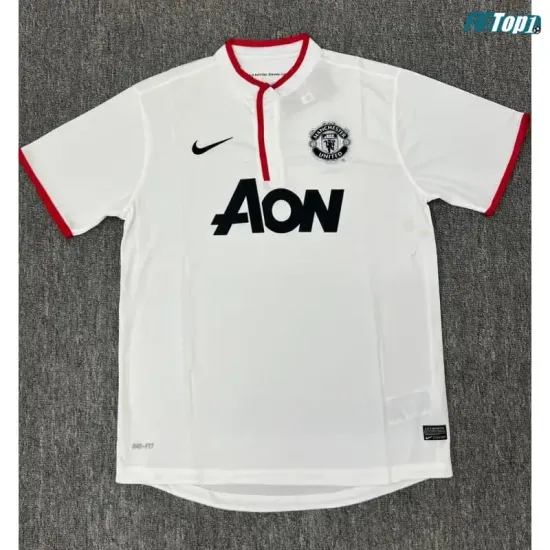 Camiseta Manchester United Visitante 2012/2013 Blanco Retro
