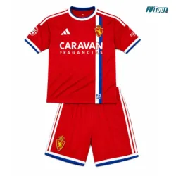 Camiseta Real Zaragoza Visitante 2026/2027 Rojo Niño Kit