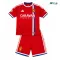 Camiseta Real Zaragoza Visitante 2026/2027 Rojo Niño Kit
