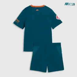 Camiseta Valencia Visitante 2026/2027 Azul Niño Kit con Parche La Liga