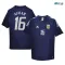 Camiseta Aimar 16 Argentina Visitante 2002 Azul Marino Retro