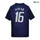 Camiseta Aimar 16 Argentina Visitante 2002 Azul Marino Retro