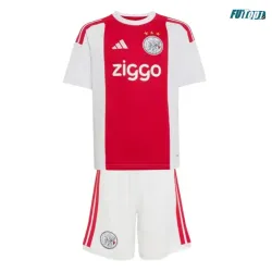 Camiseta Ajax Local 2026/2027 Rojo/Blanco Niño Kit