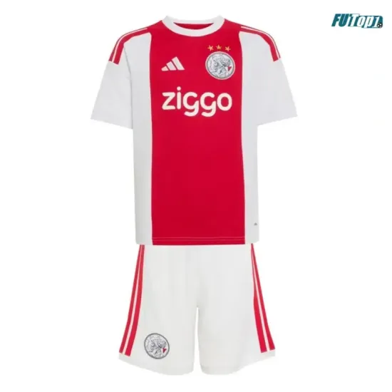 Camiseta Ajax Local 2026/2027 Rojo/Blanco Niño Kit