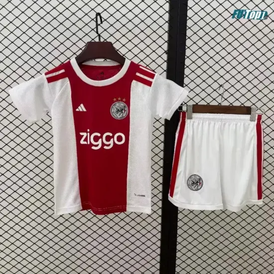 Camiseta Ajax Local 2026/2027 Rojo/Blanco Niño Kit