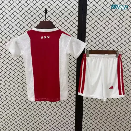 Camiseta Ajax Local 2026/2027 Rojo/Blanco Niño Kit