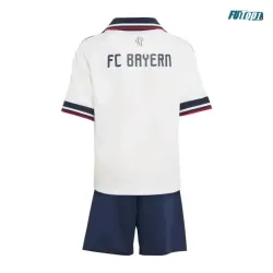 Camiseta Bayern Múnich Visitante 2026/2027 Blanco Niño Kit