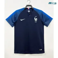 Camiseta Francia Local 2018 Copa Mundial Azul Retro