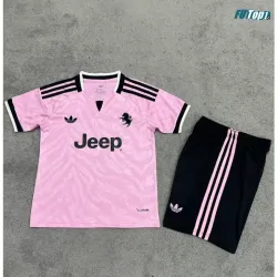 Camiseta Juventus Visitante 2026/2027 Rosa Niño Kit