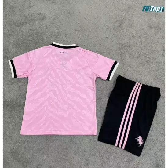 Camiseta Juventus Visitante 2026/2027 Rosa Niño Kit