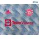 Camiseta Manchester United Visitante 2021/2022 Versión Jugador Azul Retro