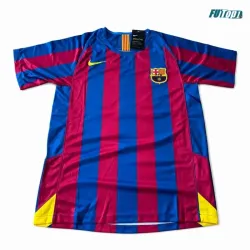 Camiseta RONALDINHO 10 Barcelona Local 2005/2006 Rojo/Azul Retro