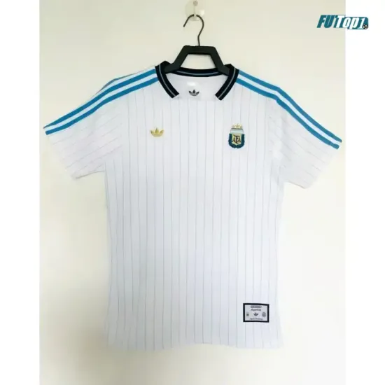 Camiseta Argentina 2026 Blanco/Azul Claro Retro