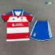 Camiseta Granada Local 2026/2027 Rojo/Blanco Niño Kit con Parche La Liga