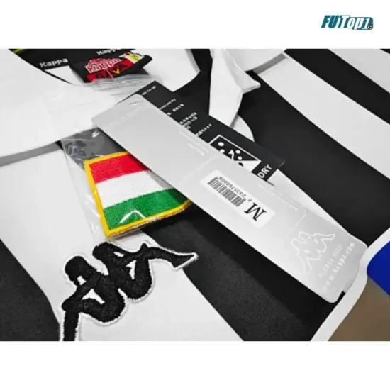 Camiseta Juventus Local 1998/1999 Blanco/Negro Retro