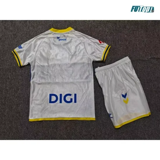 Camiseta Las Palmas Alternativo 2026/2027 Blanco Niño Kit con Parche La Liga