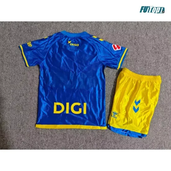 Camiseta Las Palmas Visitante 2026/2027 Azul Niño Kit con Parche La Liga