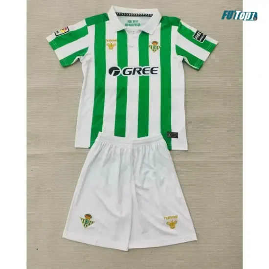 Camiseta Real Betis 2026/2027 Verde/Blanco Niño Kit Retro