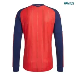 Camiseta España Local Mundial 2026 ML Rojo/Azul 2 Estrellas