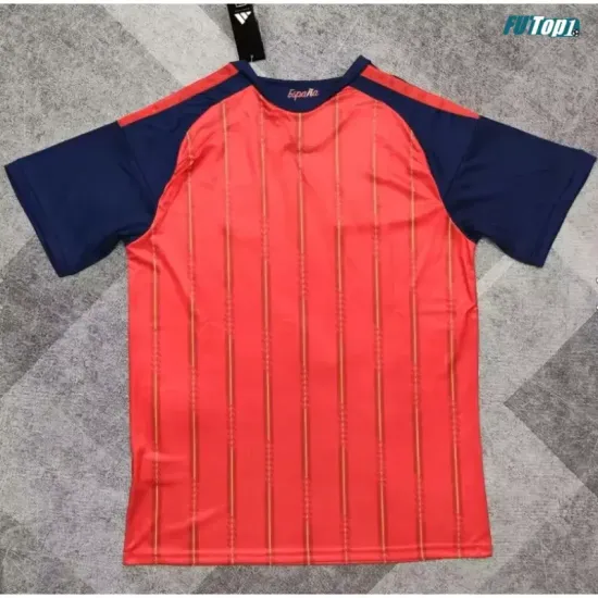 Camiseta España Local Mundial 2026 Rojo/Azul 2 Estrellas