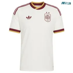 Camiseta España Visitante Mundial 2026 Blanco 2 Estrellas