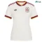 Camiseta España Visitante Mundial 2026 Blanco Mujer 2 Estrellas