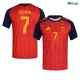 Camiseta Ferran 7 España Local Mundial 2026 Rojo/Azul 2 Estrellas