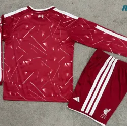 Camiseta Liverpool Local 2026/2027 ML Rojo Niño Kit