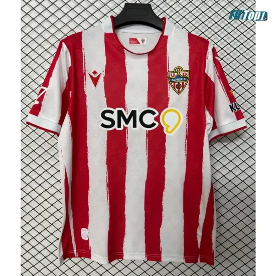 Camiseta UD Almería Local 2026/2027 Rojo/Blanco con Parche La Liga