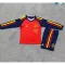 Camiseta España Local Mundial 2026 ML Rojo/Azul Niño Kit Edición Final