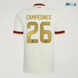 Camiseta España Visitante Mundial 2026 Blanco Edición Campeones