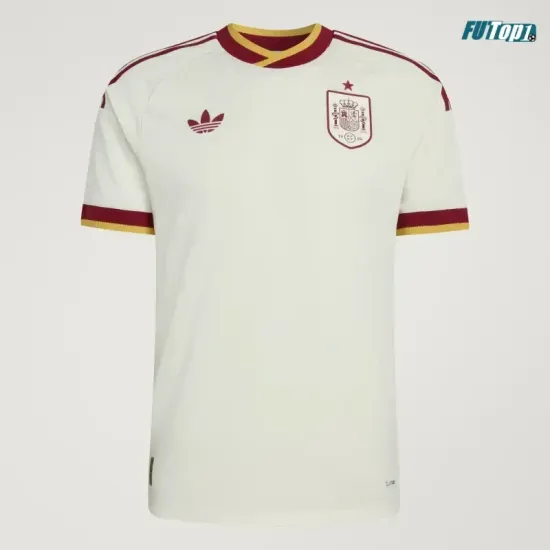 Camiseta España Visitante Mundial 2026 Blanco Edición Campeones