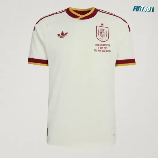 Camiseta España Visitante Mundial 2026 Blanco Edición Final