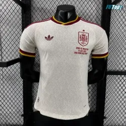 Camiseta España Visitante Mundial 2026 Versión Jugador Blanco Edición Final