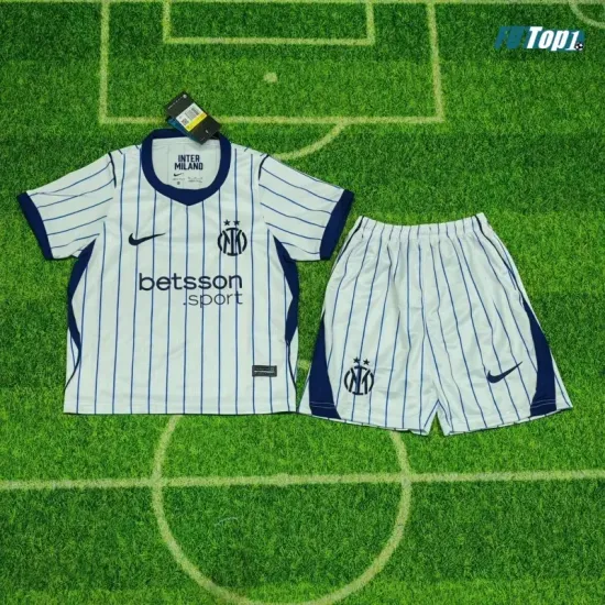 Camiseta Inter de Milan Visitante 2026/2027 Blanco Niño Kit