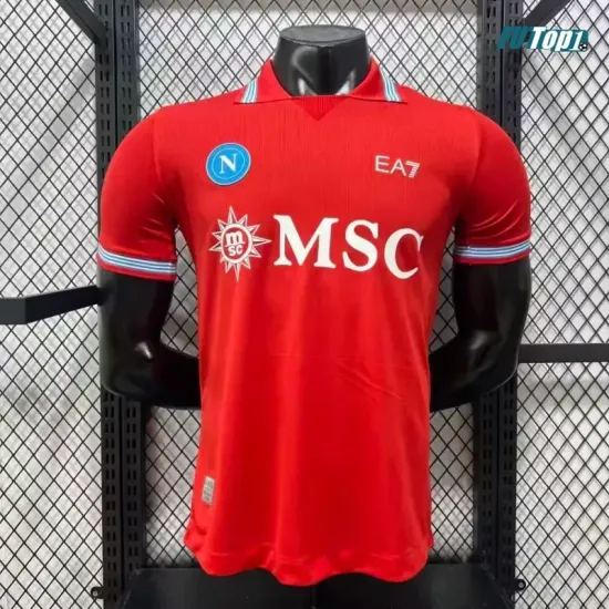 Camiseta Napoli Alternativo 2026/2027 Versión Jugador Rojo