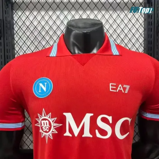 Camiseta Napoli Alternativo 2026/2027 Versión Jugador Rojo