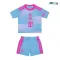 Camiseta Fulham F.C Alternativo 2026/2027 Azul/Rosa Niño Kit