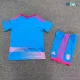 Camiseta Fulham F.C Alternativo 2026/2027 Azul/Rosa Niño Kit