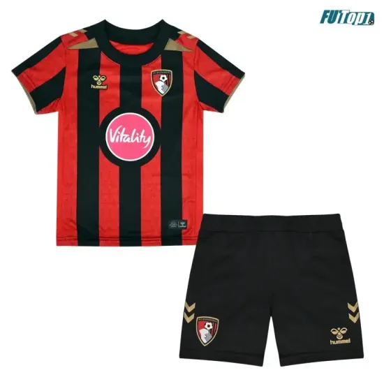 Camiseta AFC Bournemouth Local 2026/2027 Rojo/Negro Niño Kit