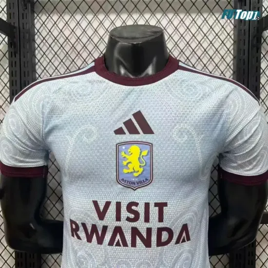 Camiseta Aston Villa Alternativo 2026/2027 Versión Jugador Azul Cielo con Patrocinador
